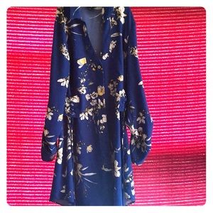 Blue collar guess dress